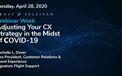 Webinar Week Presentation:  Adjusting Your CX Strategy in the Midst of COVID-19