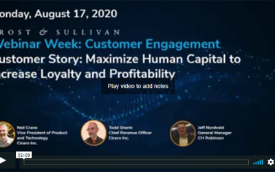 Webinar on DemandCustomer Story: Maximize Human Capital to Increase Loyalty and Profitability