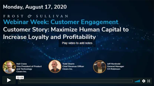Webinar on DemandCustomer Story: Maximize Human Capital to Increase Loyalty and Profitability